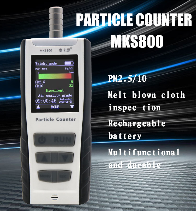 MÁY ĐO ĐỘ BỤI 6 KÊNH MKS800 CẦM TAY