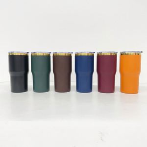แก้วกาแฟเคลือบสีทองแบบขายส่ง ขนาดไม่เกิน 20 ออนซ์ พร้อมฝาเลื่อน แก้วสแตนเลสเคลือบสี ขนาด 20 ออนซ์ - Product Image 1