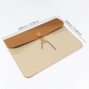 Durable A4 <b>Folder</b> Felt Document Holder Envelope Style <b>Portfolio</b> File Paper Storage Bag for School Office Business - Product Image 5
