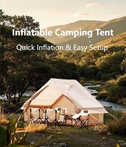 Tente de camping gonflable extérieure 4 saisons, imperméable et facile à installer avec accessoires - Product Image 2