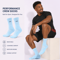 Chaussettes de basket-ball pour jeunes personnalisées antidérapantes, chaussettes de sport unisexes standard en tissu éponge, respirantes et absorbant l'humidité