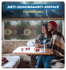 Ruban d'étanchéité imperméable blanc, stoppe les fuites rapidement et reste scellé, adhère aux camping-cars, aux toits, aux piscines, aux bateaux, aux gouttières, conçu pour les conditions météorologiques difficiles - Product Image 3