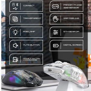 Ratón Inalámbrico RGB Super Inphic Metal <span class=keywords><strong>Snake</strong></span> Redmagic, el Más Barato, Leorqeon Porodo, el Más Caro, en Existencia, Fenix Valorant Honeycomb, Alámbrico - Product Image 3