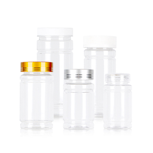 Capsule <b>Bottle</b> Customized Transparent <b>Bottle</b> Pharmaceutical Packaging PET Plastic For Health Products Medicine With Screw <b>Bottle</b> - Product Image 2
