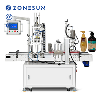 Máquina Tapadora de Botellas con Pulverizador de Doble Cabezal Automática ZONESUN ZS-XG448S