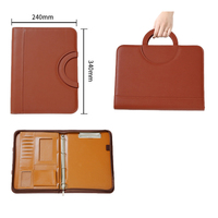 Agenda A4 réutilisable et carnets de notes Vente en gros Agenda à plier personnalisé Poche de voyage d'affaires avec calculatrice Carnet