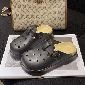 Sabots en EVA pour femmes, hauteur 3 cm, légers, respirants, antidérapants, confortables, bout rond, automne, toutes saisons, usage quotidien intérieur/extérieur - Product Image 3