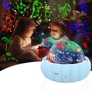 Projecteur d'étoiles à prix d'usine, veilleuse à motifs dinosaure et licorne, lampe de chambre galaxie avec logo - Product Image 4