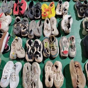 Chaussures de sport de basket-ball d'occasion originales pour hommes, chaussures en stock mixte en Chine pour adulte - Product Image 1