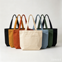 Sac fourre-tout en toile portable pour femme, cadeau promotionnel, logo personnalisé imprimé, sac de shopping publicitaire écologique en polyester