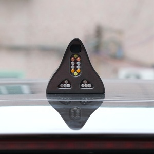 Nouvelle antenne magnétique solaire D10B pour <span class=keywords><strong>voiture</strong></span>, <span class=keywords><strong>aileron</strong></span> de requin, lumière d'avertissement LED clignotante pour toit, accessoires de véhicule télécommandés - Product Image 3