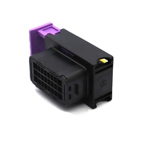 AH7242-1.5/2,8-21/211PC249S0005 AHI ECU-conector automotriz, 24 Pines, conector hembra, cable de conector automático, color negro