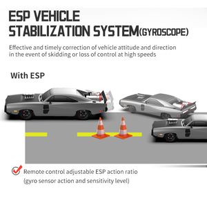 1004a 1004b 1/10 2.4G <span class=keywords><strong>RC</strong></span> <span class=keywords><strong>2WD</strong></span>/4WD Switchable tốc độ cao không chổi than động cơ trôi ESP con quay hồi chuyển ON-road đua xe phẳng Xe Mô Hình Xe đồ chơi - Product Image 4
