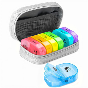 Portapillole Settimanale 7 Giorni con 14 Scomparti in Plastica PP, Carino e Pratico, Contenitore per Medicinali Giornaliero Mattina e Sera per Una Settimana - Product Image 2