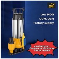 Pompe submersible pour eaux usées Kaislen 0.5HP V370 en acier inoxydable, 0.37kW, 130L/min, haut débit, 1.25 pouce, faible bruit, pour ferme, CE