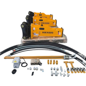 Productos Más Vendidos: Martillo Hidráulico para Retroexcavadora Case 580, Martillo Rompedor Confiable Compatible con 580m 580n, Incluye 2 Cinceles - Product Image 1