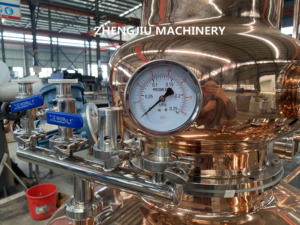 250L alta qualidade álcool destilação equipamentos cobre ainda para casa destiladores etanol com alambic - Product Image 4