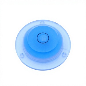 Niveau à bulle universel bleu avec trous de fixation pour projets de bricolage - Product Image 1