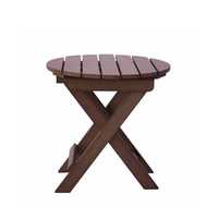 Table basse carrée moderne en bois avec métal et bois au design compact pour meubles de salon