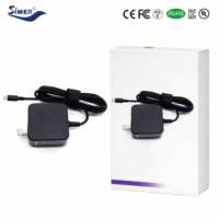 Chargeur USB C 45W 65W compatible avec /hp/Lenovo/Asus/Acer Chromebook, adaptateur secteur de charge rapide Type C, cordon d'alimentation