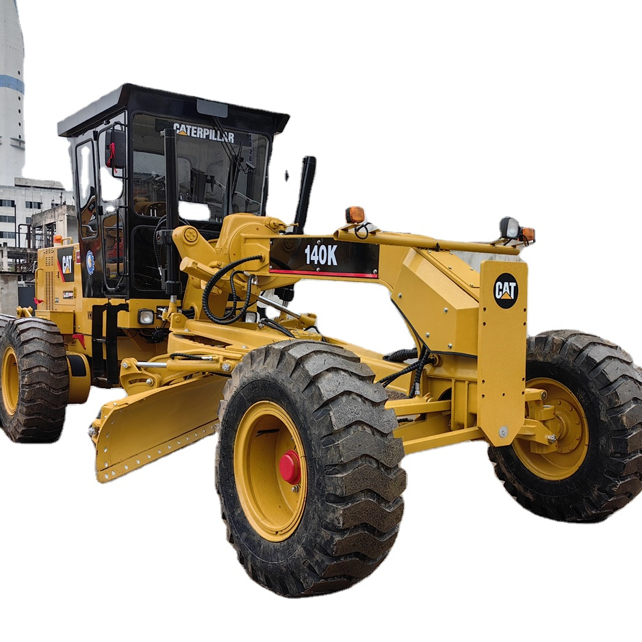 Подержанный грейдер 140K 140H 140G 140G 140 120 для кошек на продажу, мотогрейдер для кошек 140k из Японии