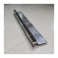 Système de canaux de drainage de sol extérieur urbain durable moderne gestion efficace des eaux pluviales contrôle de l'eau de surface en acier inoxydable
