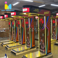 Machine de jeu d'arcade à monnayeur AMA, type sac de frappe dynamique de boxe électronique, avec fonction de distribution de produits, en métal et plastique, version anglaise