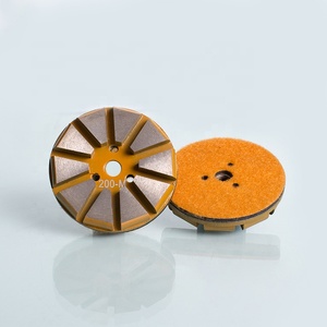 Dischi Abrasivi Diamantati a 10 Segmenti da 3 Pollici con Legante Metallico, Confezione da 6 # -400 #   Grana per Levigatura di Calcestruzzo e Pietra - Product Image 4