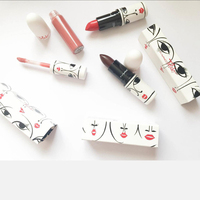 Boîte de papier de brillant à lèvres coloré Emballage de maquillage de brillant à lèvres en carton enduit cosmétique avec logo privé personnalisé