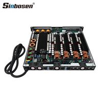 Penguat Audio Profesional Daya Besar 3500W Kelas D Berkualitas 1U 4 Kanal