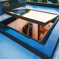 Fenêtre de toit Skylight à double vitrage en aluminium pour maisons