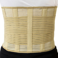 Ceinture de soutien dorsal en néoprène avec sangles réglables pour le soulagement de la douleur sciatique discale et la correction de la posture