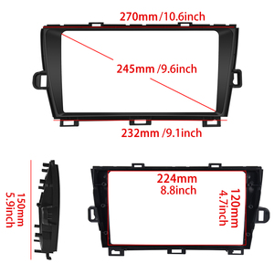 Radio de Coche Podofo Doble DIN de 9'' con Android, Carplay y Android Auto para Toyota <span class=keywords><strong>PRIUS</strong></span> <span class=keywords><strong>2012</strong></span>, RDS HIFI, Venta al por Mayor OEM - Product Image 5