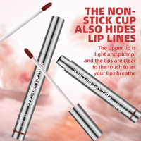 Teinte à lèvres liquide peel-off longue tenue 24h, waterproof, anti-transfert, fini mat, maquillage des lèvres hautement pigmenté