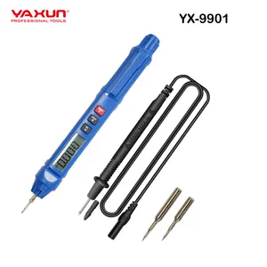 YAXUN YX9901 Mini stylo à main multimètre numérique intelligent avec testeur de multimètre de détection de tension sans contact en direct/NCV