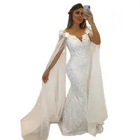 Robe de mariée Sexy européenne et américaine, tenue d'hiver en vogue, nouvelle collection