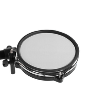 Ensemble de batterie électrique débutant professionnel batterie de Jazz en peau de maille portable avec têtes de batterie en caoutchouc pour la pratique à domicile