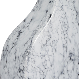 Vaso in Ceramica Scultoreo, Forma Affusolata Moderna, Pezzo Decorativo per Soggiorno - Product Image 5
