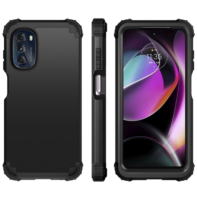 New Hybrid Armor Special Shockproof Protective case for Moto G200 G22 G31 G50 G60 G42 G52 Four Corners Thickening protection