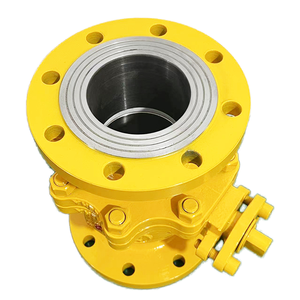 Заводская цена, шаровой кран из литой стали с мягким уплотнением, фланцевый, поплавковый, с ручным управлением, для воды, поплавковый шаровой кран для природного газа - Product Image 5