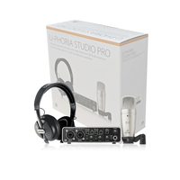 Kit de système de sonorisation d'enregistrement Behringer U-Phoria Studio Pro-Interface audio complète et microphone à condensateur Bundle