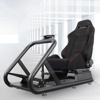 Siège de simulation de course automobile professionnel en gros, siège de simulation de course automobile, support de siège de simulation de course automobile