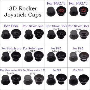 Cubiertas de Repuesto para Palancas Analógicas de PS2, PS3, PS4, <span class=keywords><strong>PS5</strong></span>, Xbox One y 360, Agarres Tipo Hongo - Product Image 6