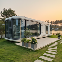 Cabine Capsule Spatiale Portable, Maison Modulaire Préfabriquée pour Distributeurs, Vente en Gros, Logement pour Travailleurs, Installation Facile