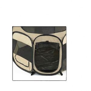 Parque de juegos plegable para mascotas de doble compartimento, tipo tienda, para interior y exterior, jaula portátil para cachorros, valla para mascotas, caseta, de fábrica BSCI - Product Image 4