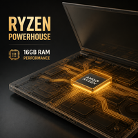 Ordinateur portable tactile convertible 2-en-1 OEM en gros, 15,6 pouces, rotation à 360°, AMD Ryzen 3 3200U, 16 Go de RAM, 512 Go SSD, Windows 11 Pro