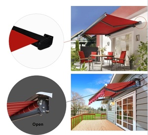 <span class=keywords><strong>Auvent</strong></span> <span class=keywords><strong>de</strong></span> terrasse motorisé rétractable à commande électrique avec LED, en alliage d'aluminium, imperméable et pare-soleil, <span class=keywords><strong>auvent</strong></span> cassette complet - Product Image 3