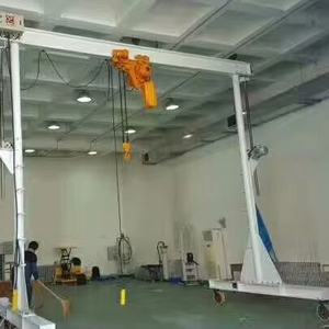 Grúa Pórtico Versátil para Taller con Cuatro Ruedas Giratorias para una Posicionamiento Flexible, Segura y Estable, Grúa Pórtico sin Rieles - Product Image 1