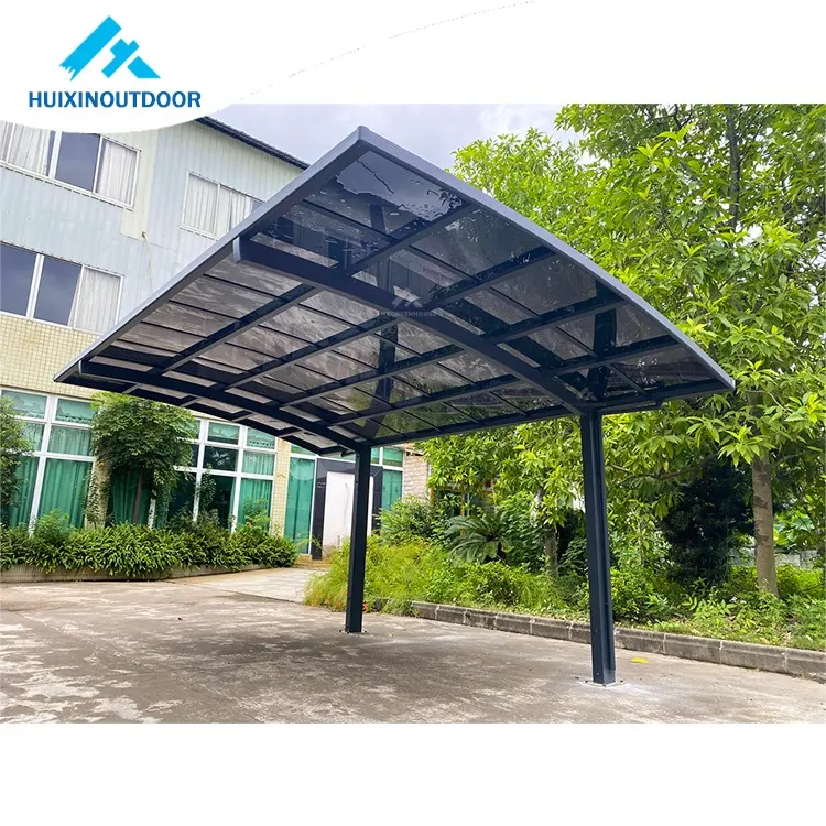 Moderne Aluminium Garage Metalen Frame Carport Tuin Aluminium Luifel Dak Waterdichte Outdoor Polycarbonaat Carport Kit