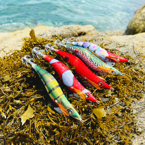 2026 <span class=keywords><strong>GAMA</strong></span> Vente en gros de haute qualité 3.5 #    Egi Squid Jigs, leurres en bois pour calamar, crevettes, poulpes, seiches, pêche en mer, hameçons pour calamar - Product Image 1